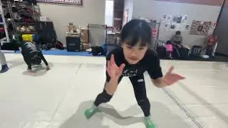 2026/01/08(日)PUREBREDキッズレスリング タックル練習→スパーリング
