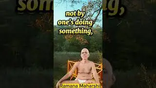 Self realisation is direct, no doing or done anything - Bhagavan Sri Ramana Maharishi