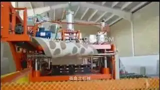 Machine with sheet extrusion and thermoforming together for GPPS cup for airport