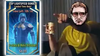 The best/worst day in SWGoH history - The CUP Lightspeed Bundle