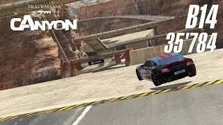 [WR] TrackMania&sup2; Canyon B14 | 35'784 by riolu!