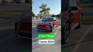 3 крутые особенности Toyota bZ4X XLE 2024 полностью электрического внедорожника #автомобиль #обзо...