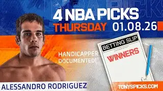 NBA Picks and Predictions, Thursday 1/8/26 | The Look Ahead Show