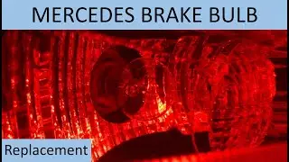 Замена лампочки стоп-сигнала Mercedes ML