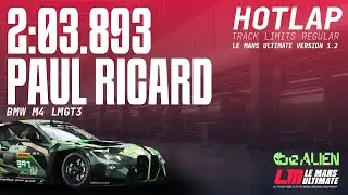 Le Mans Ultimate Hotlap: BMW M4 LMGT3 @ Paul Ricard (1.2)