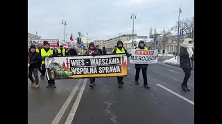 Protest rolników w Warszawie 9 stycznia 2026