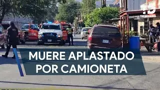 Muere adulto mayor tras ser aplastado por camioneta mientras la reparaba en Monterrey