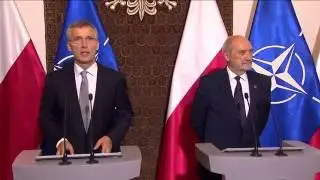 NATO Secretary General with Minister of Defence of Poland, 31 MAY 2016