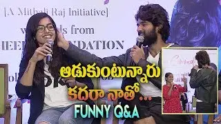 Vijay Devarakonda funny interaction with Cheers foundation children about Dear Comrade