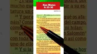 #videoscristianos #videocristiano #audiobiblia #lecturab&iacute;blica Mateo 6:25-30. El af&aacute;n y la ansiedad.