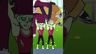 Zombie Tickle Attack! 🧟😂 Not So Scary! #KidsShorts #FunnyCartoon #ZombieFun