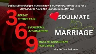 369 Manifestation Meditation ~ FAST & EASY way to happiness, love, and manifest your soulmate ❤️❤️❤️