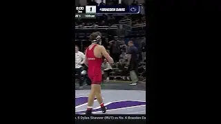 All Pinning from Braeden Davis vs. Dylan Shawver