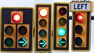 Dog House Traffic Lights Left & Right Turn Arrow Signals | Crescent Blvd & Novi Rd