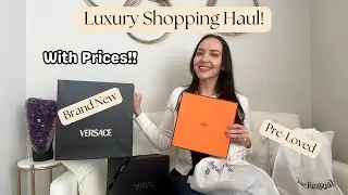 Luxury Shopping Haul! WITH PRICES | Versace, Hermes, Jimmy Choo, Dolce and Gabbana