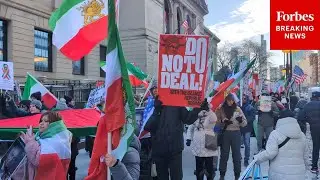 Chicago Protesters Rally, March Through Streets To Stand With Iranian Protesters