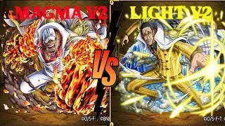 🌋Magma Awakened🌋 VS 💡Light Awakened💡- Blox Fruits