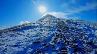 Hiking Pen y Fan in the winter