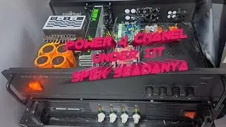 Power 4 chanel spek sederhana siap otw ke rumah tuannya, under 1jt spek seadanya #power #amplifier