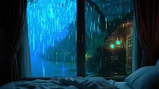 Sleep Therapy Rain Lullaby  30 Minutes Relaxation  Natural rain sounds on tent for sleeping and rela