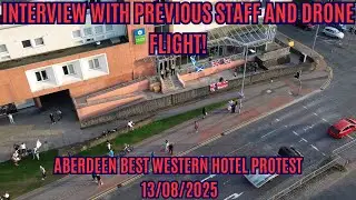 Best Western Aberdeen Hotel Protest &ndash; Full Coverage & interview