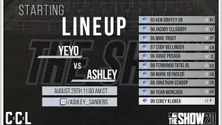 MLB The Show 20: CCL game No. 7 vs. YeYo_Gam1nG!