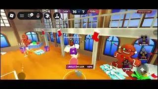 Jogando voleibol