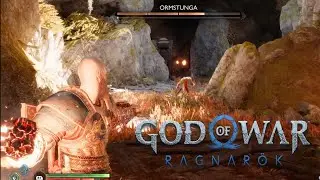 ORMSTUNGA BOSS FIGHT | MOST BORING AND EASIEST WAY TO KILL ORMSTUNGA - GOD OF WAR RAGNAROK