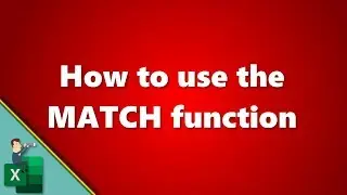 How to use MATCH function