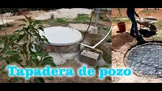 Como hacer una TAPADERA de pozo artesanal rápido y económico