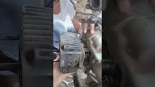 HF Deluxe half engine repairing #bike