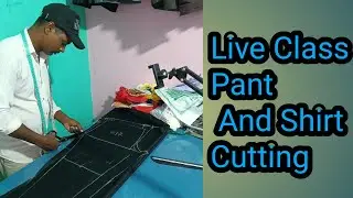 Mahesh tailor Tutorials is live  pant and shirt cutting.