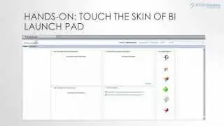 SAP BOBJ 4.0 - Introduction to BI launchpad