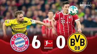 Bayern Munich 6 x 0 Borussia Dortmund ● Bundesliga 2017/18 Goals & Highlights ᴴᴰ