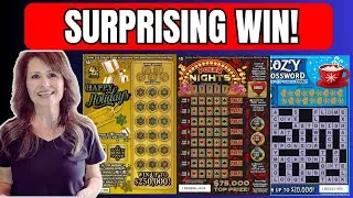 🍀CALIFORNIA POKER🍀 NIGHTS COZY CROSSWORD, HAPPY HOLIDAYS LOTTERY SCRATCH OFF TICKETS