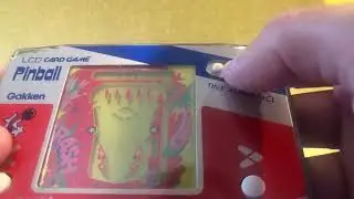 GAKKEN LCD PINBALL 1980 REVIEW AND GAMEPLAY
