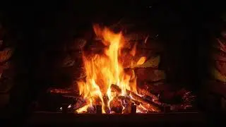 Canadian Qu&eacute;bec Fireplace/foyer 8 Hours 4K No Ads 🔥For a better sleep. Relaxing. Reduce Anxiety.