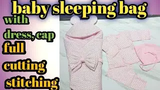 Baby sleeping bag cutting stitching | baby carrynest cutting stitching | diy  baby carrynest 2025 