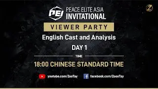 [English] Peace Elite Asia Invitational 2021 Day 1 ft. Kenboo and RBJ - $460,000 Tournament