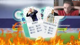 90 ROONEY A 88 SCHWEINSTEIGER! 🔥 FIFA 18 ULTIMATE TEAM