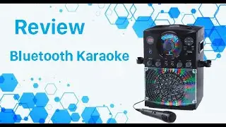 Singing Machine SML385BTBK Bluetooth Karaoke System