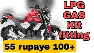 LPG GAS Kit for bike fitting, #Yamaha #FZ