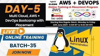Day-5 of 55 Day's Linux & Unix Overview  || Live Zoom Recording (Batch-35) || 8 AM IST