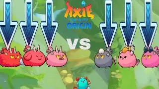 AXIE ORIGIN GAMEPLAY: AOE VS AOE