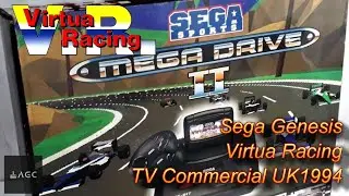 TV Commercial Retro Gamer -  Virtua Racing for Sega Genesis / Mega Drive - UK 1994 | Game Archive