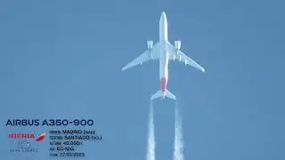 ✈️ Airbus A350-941 Iberia - Sobrevolando Jujuy - Argentina