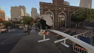 skate. Quad Heel Hippyflip