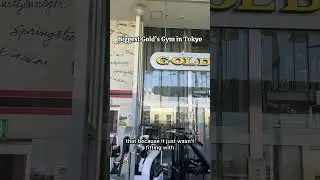 Biggest Gold&rsquo;s Gym in Tokyo! Check it out with me
