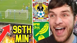 96TH MINUTE JUSTICE! COVENTRY 1-1 NORWICH