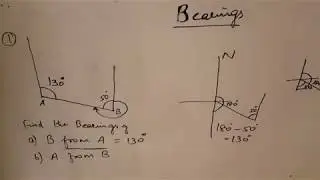 Bearing Problems - O level Maths / IGCSE Higher Maths / Bearing Maths Problem / Bearing Trigonometry